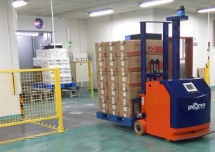 依諾瑪AGV，走進(jìn)南京富士通項目現(xiàn)場